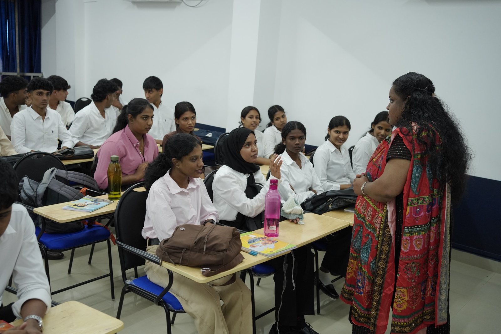 Students in a classroom session at NavPath Academy